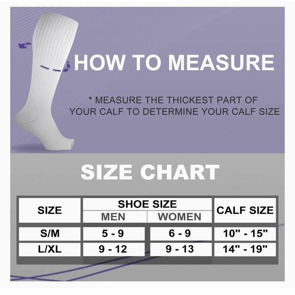 **NWT** Newzill Copper Compression Socks  Size S/M - Picture 3 of 4